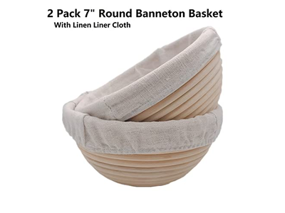 Französischer Weidenkorb Gärkorb Vietnam Rattan Gärkörbe für Sauerteig
