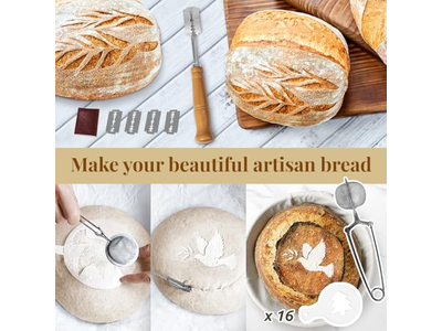 Herzförmiger Gärkorb Körbe Brot Lame Multi-Form Gärkorb