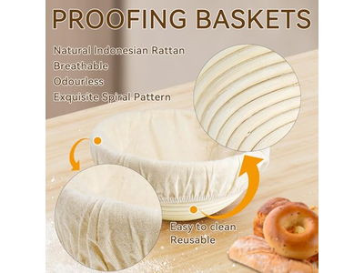 Beliebte Ovale Gärkörbe Brot Hohe Qualität Gärkorb-Set
