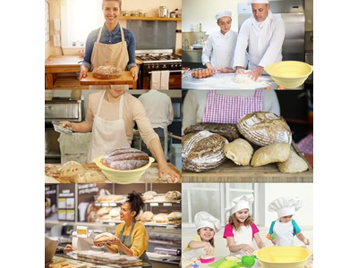 Gärkorb Leinen 5 Zoll klein 10 Zoll oval Gärkorb Brotkorb