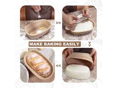 Gärkorb Set für Hobbybäcker Sauerteigbrot Großhandel Benneton
