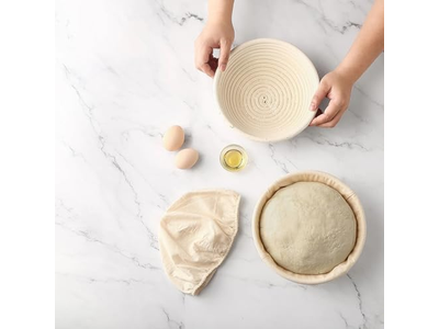 Rattan Gärkorb Brotform Teig Brotbackkörbe Premium Korb